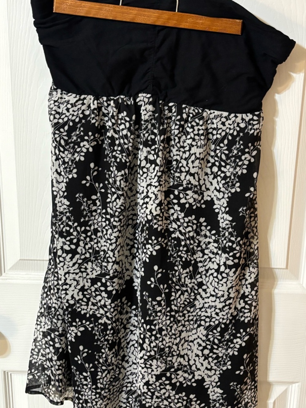 Express strappless Black dress with Branded Tag